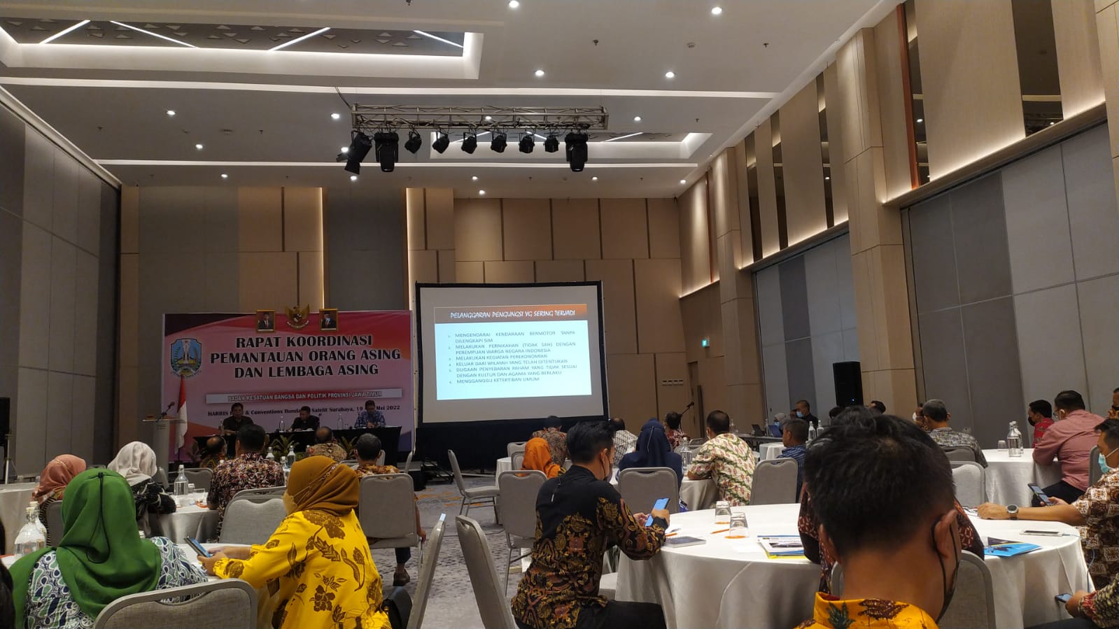 Rapat Koordinasi Pemantauan Orang Asing dan Lembaga Asing