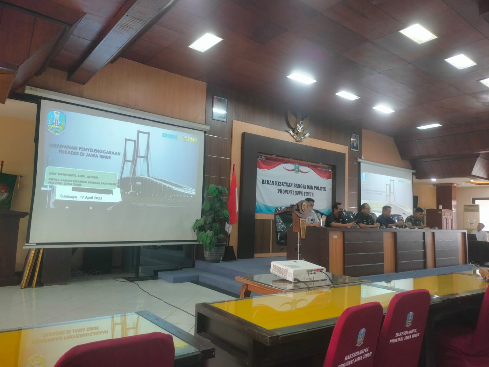 Rapat Koordinasi Kerawanan Penyelenggaran Pilkades Se- Jawa Timur