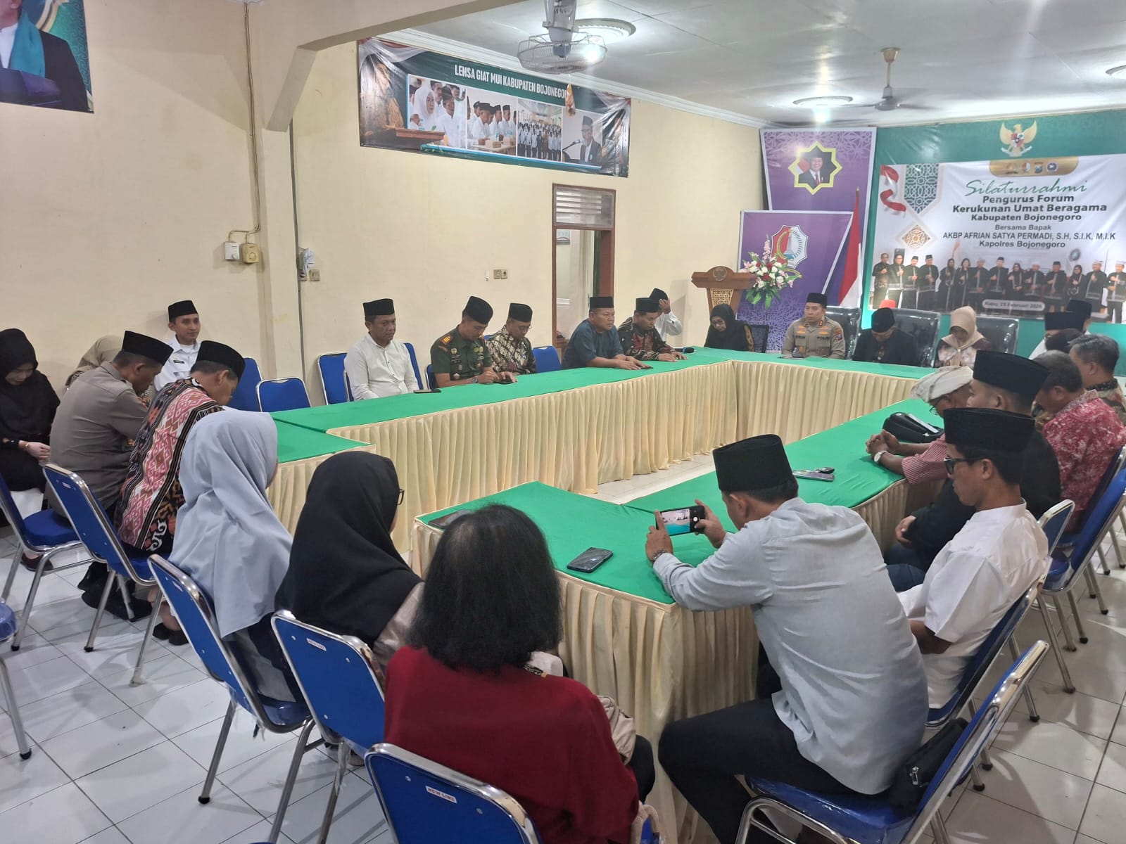 Silaturahmi FKUB dan Kapolres, Perkuat Sinergi Jaga Kerukunan di Bojonegoro