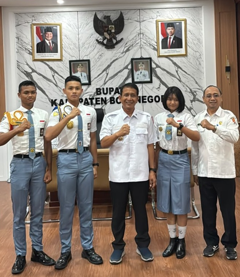 Pelepasan Calon Paskibraka Nasional dan Pemprov