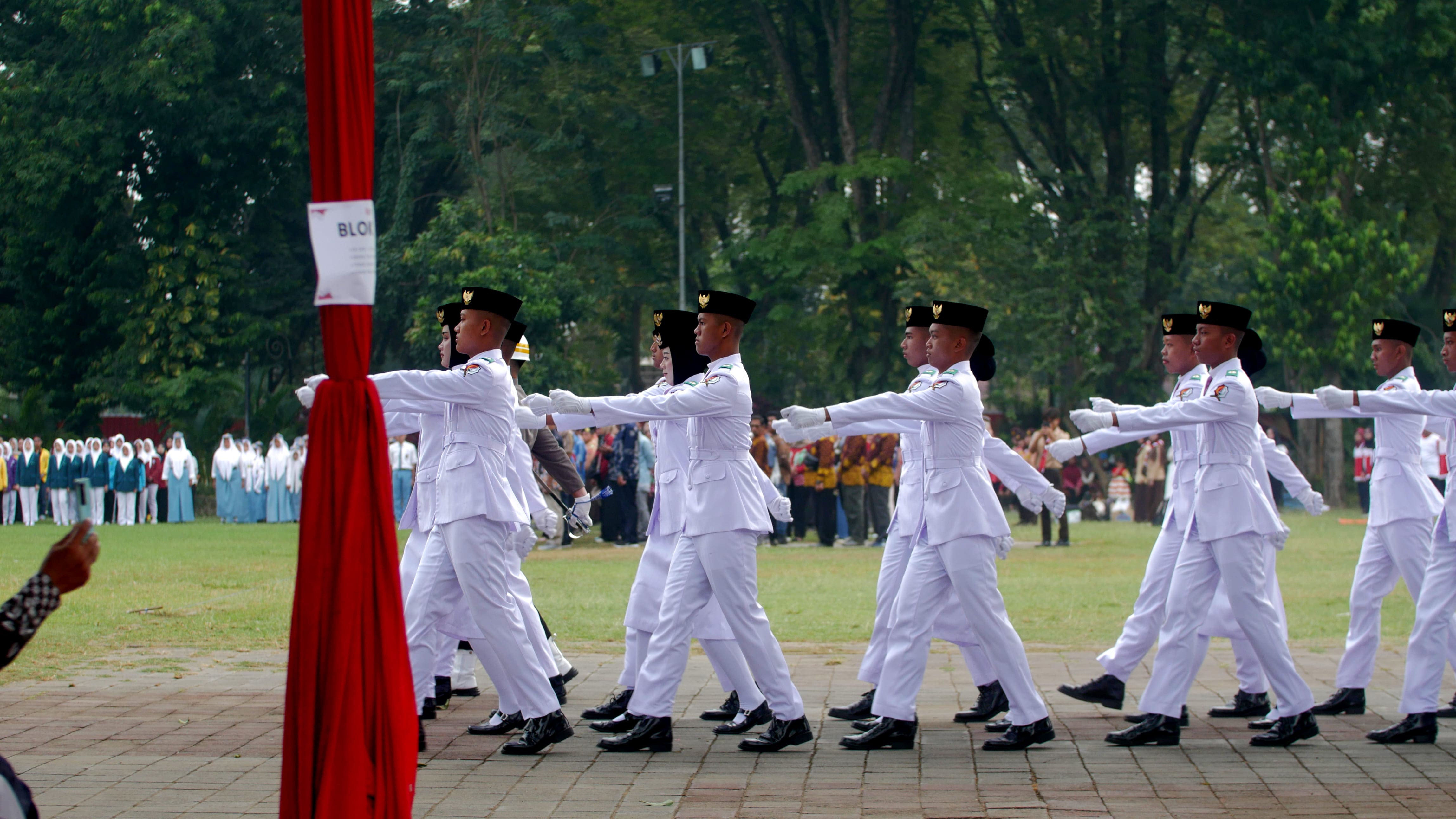 Pengibaran dan Penurunan Bendera HUT RI Ke-81