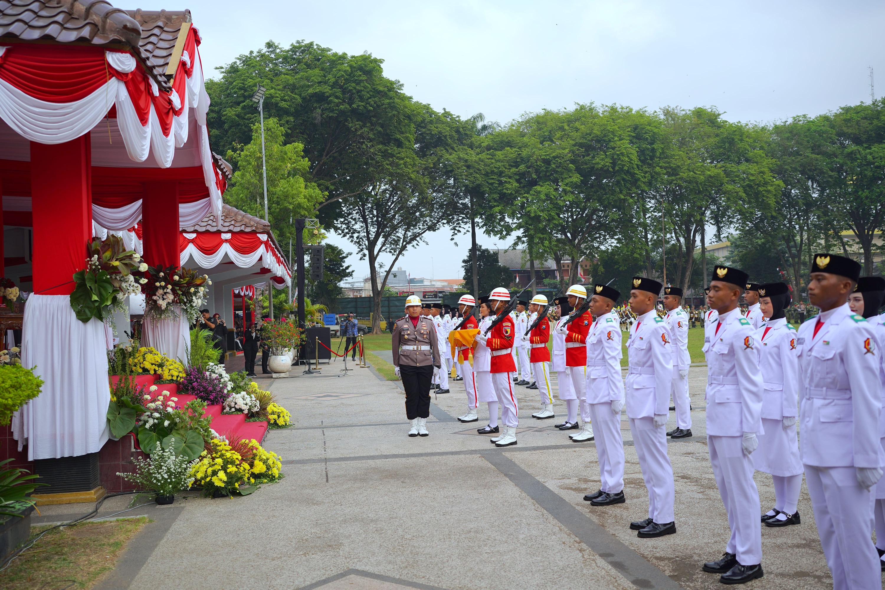 Pengibaran dan Penurunan Bendera HUT RI Ke-81