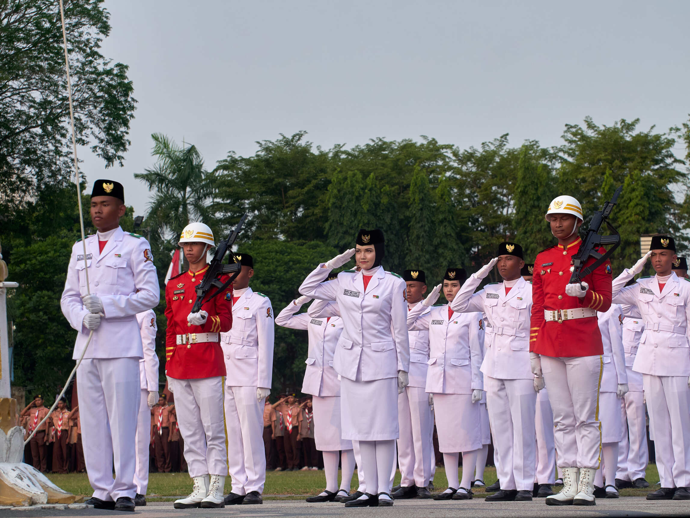Pengibaran dan Penurunan Bendera HUT RI Ke-81