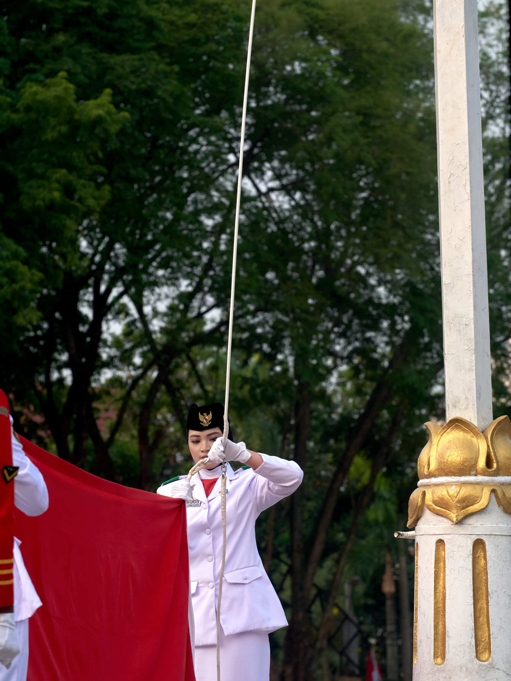 Pengibaran dan Penurunan Bendera HUT RI Ke-81