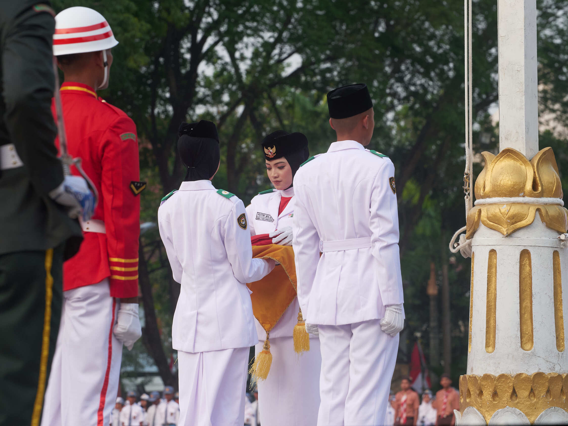 Pengibaran dan Penurunan Bendera HUT RI Ke-81